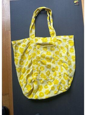 Jenny Pennywood The Big Sloppy Tote Celeste print